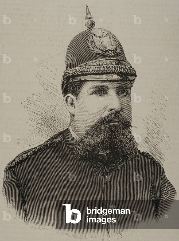 Portrait of Carlos Ezeta, President of El Salvador (engraving)