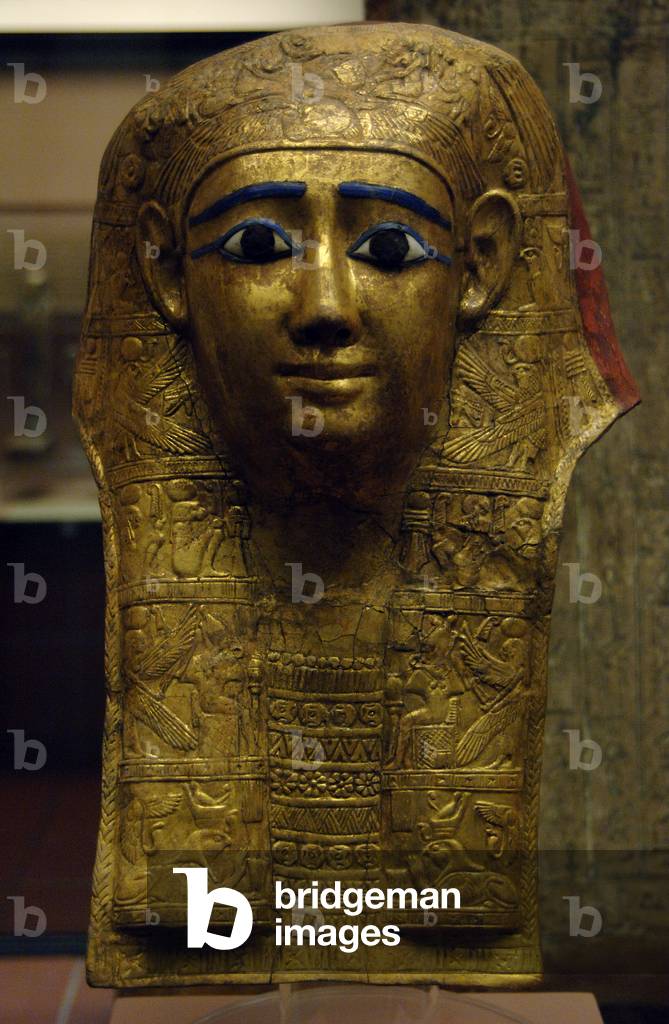 Egyptian funerary mask. 1st century AD. Egypt.