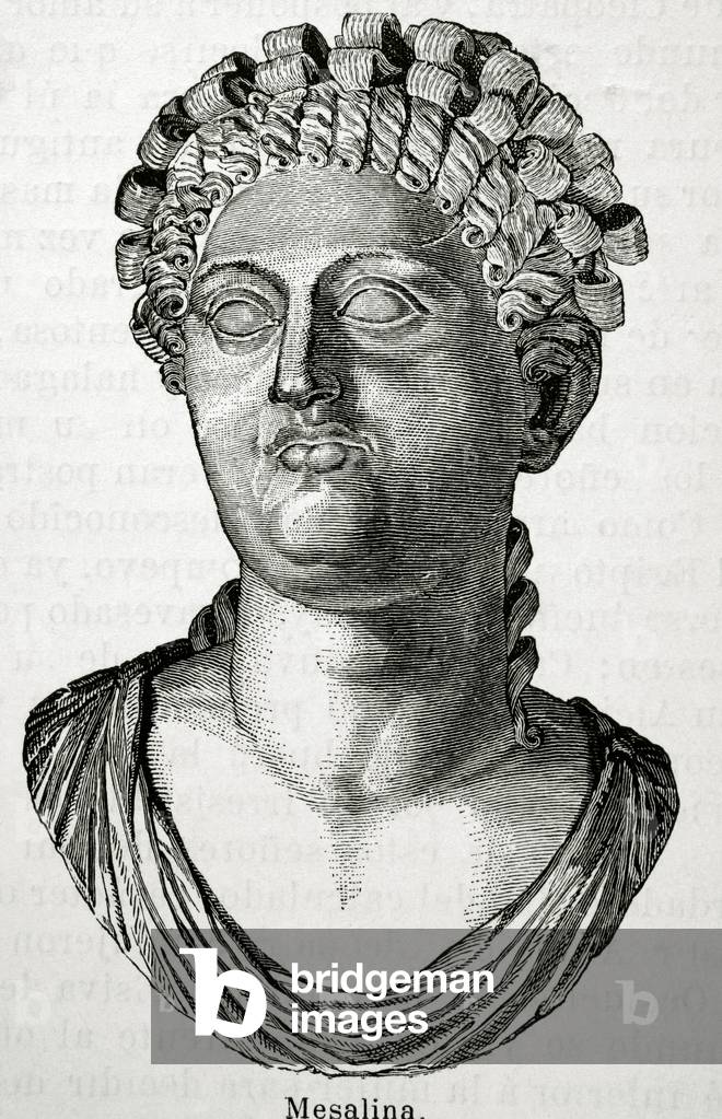 Roman Empress Messalina (engraving)