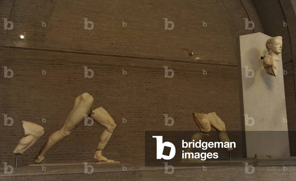 East Pediment's Group of the Temple of Aegina. Ca. 490 BC. Detail.
