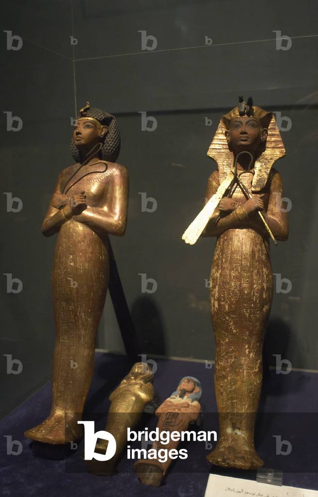 Statuettes from the tomb of Tutankhamun.