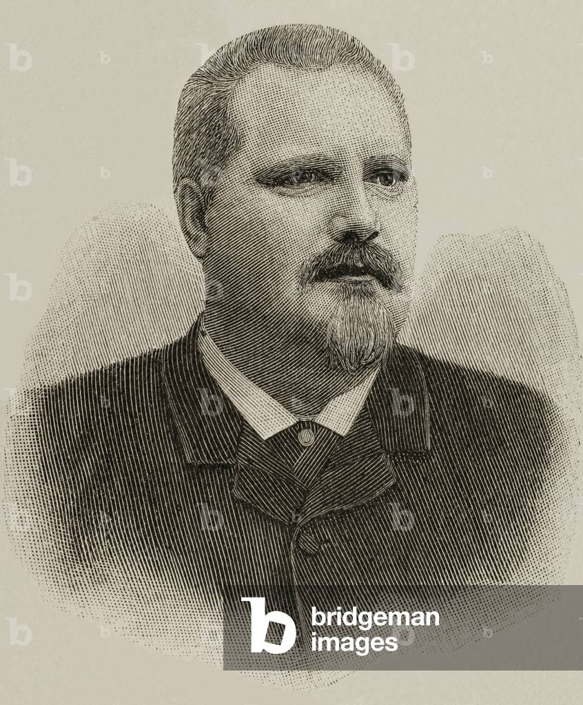 Alfred Hedenstierna (1852-1906). Engraving.