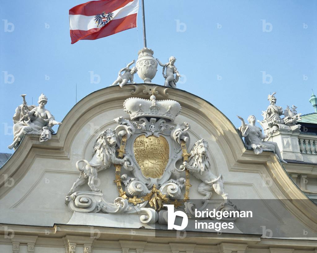 Austria. Vienna. Belvedere. Upper Belvedere. 1717-1723. By Hildebrandt (1668-1745).