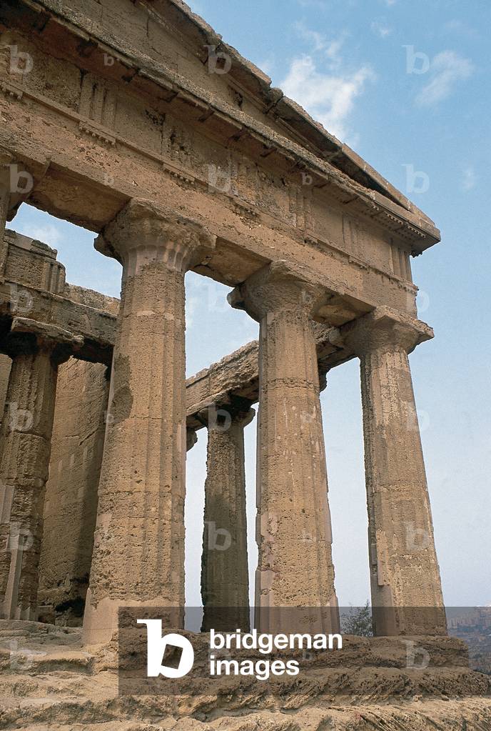 Italy. Sicily. Agrigento. Valley of the Temples. Temple of Concordia. 5th century BC.