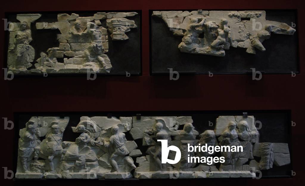 Frieze of the Basilica Emilia. Roman National Museum. Italy.