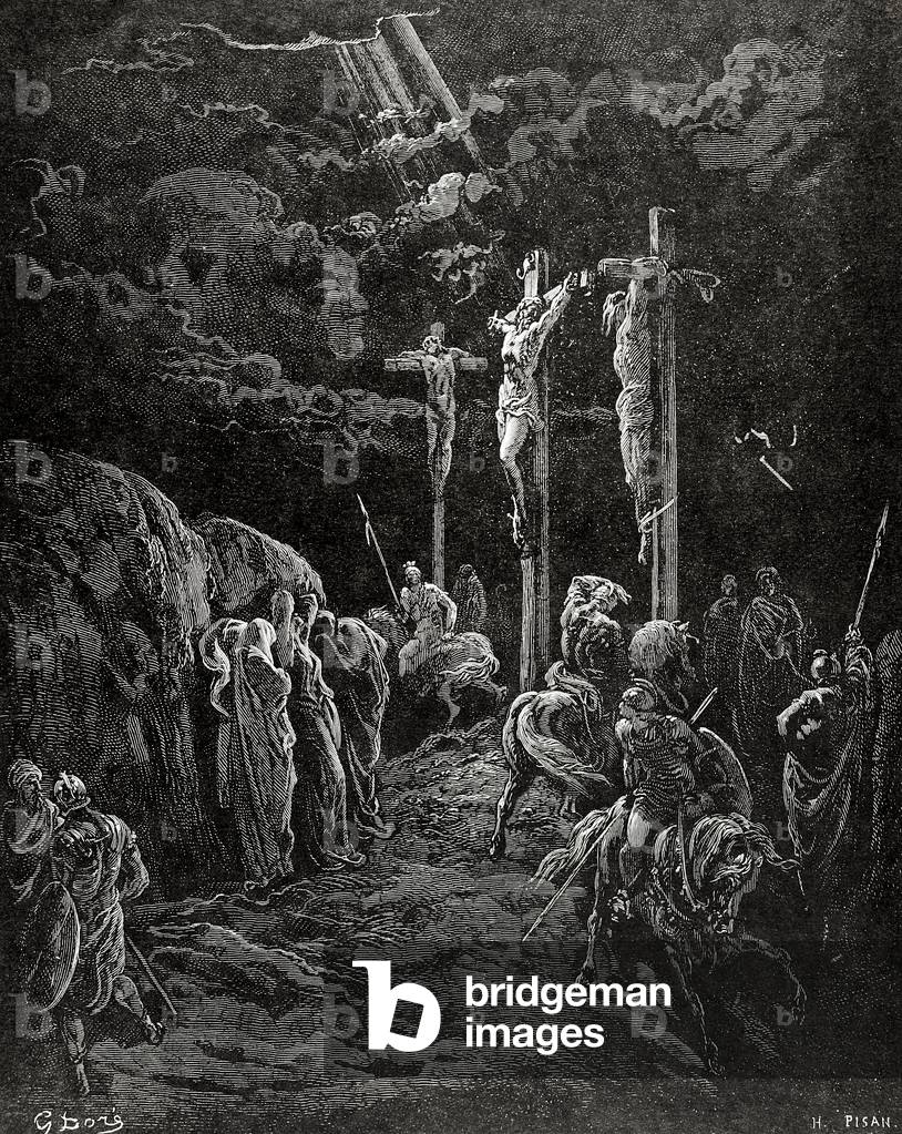 Death of Jesus Christ. Engraving.