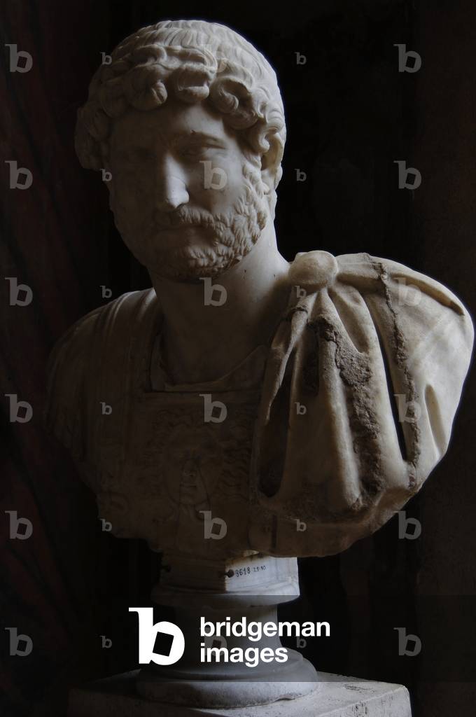 Publio Aelio Hadrian (76-138). Roman Emperor (117-138). 