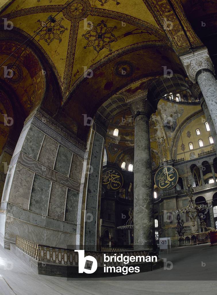 Hagia Sophia. Interior. Istanbul.