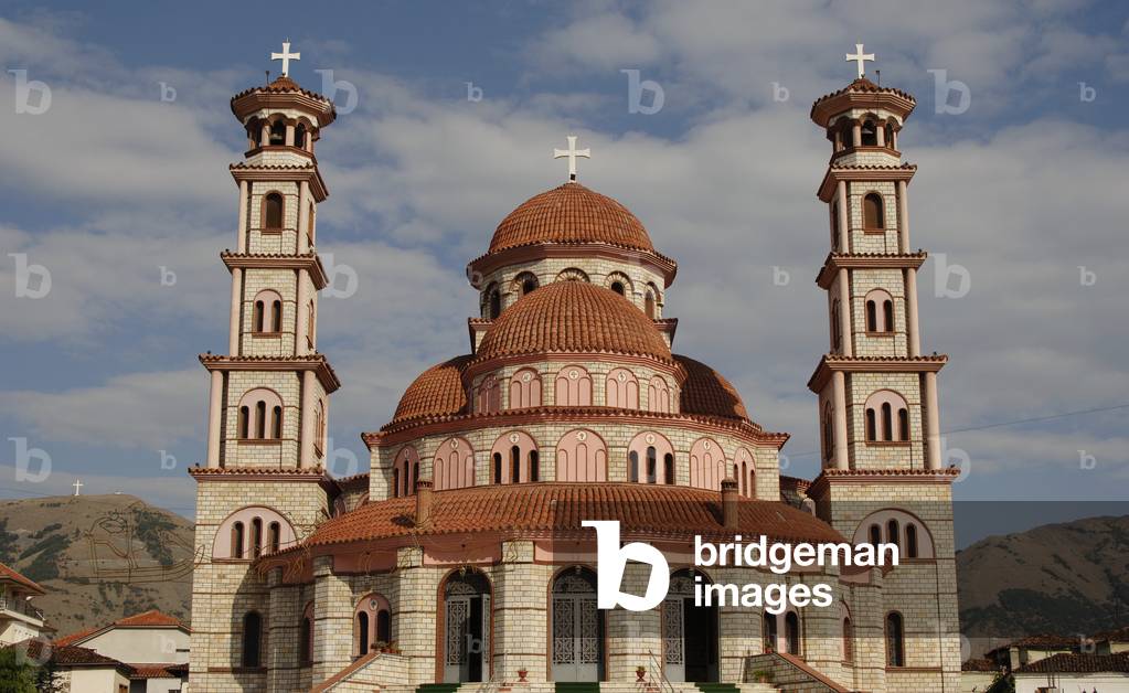 Republic of Albania. Korce. Resurrection Cathedral. Exterior.
