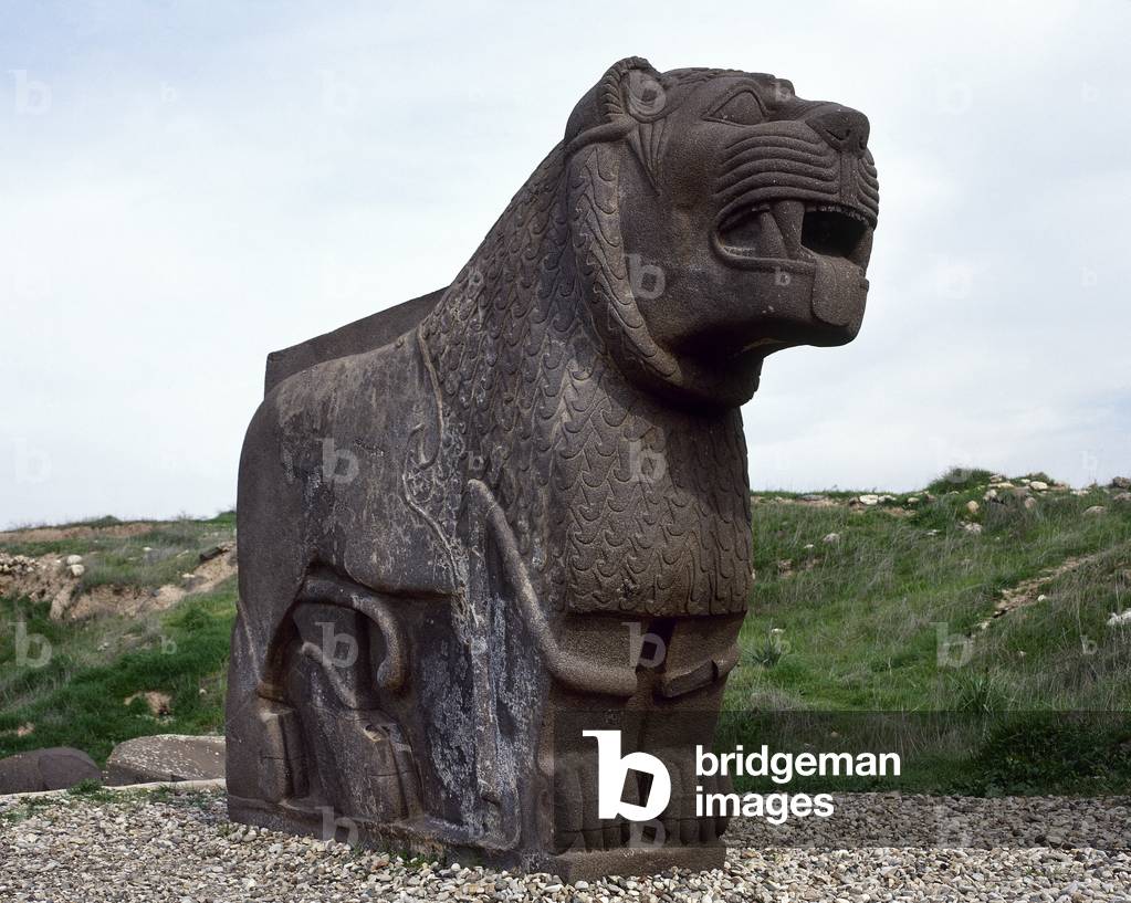 Colossal basalt lion, Ain Dara, Syro-Hittite, Iron Age