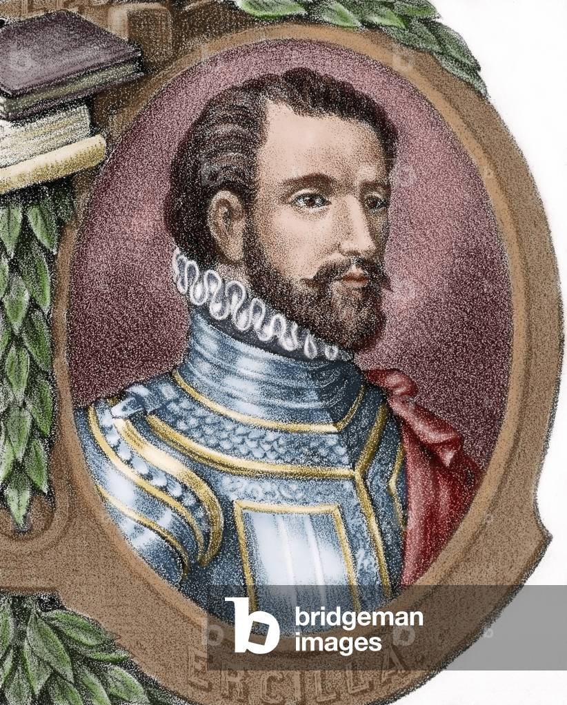 Alonso de Ercilla (1533â€“1594). 