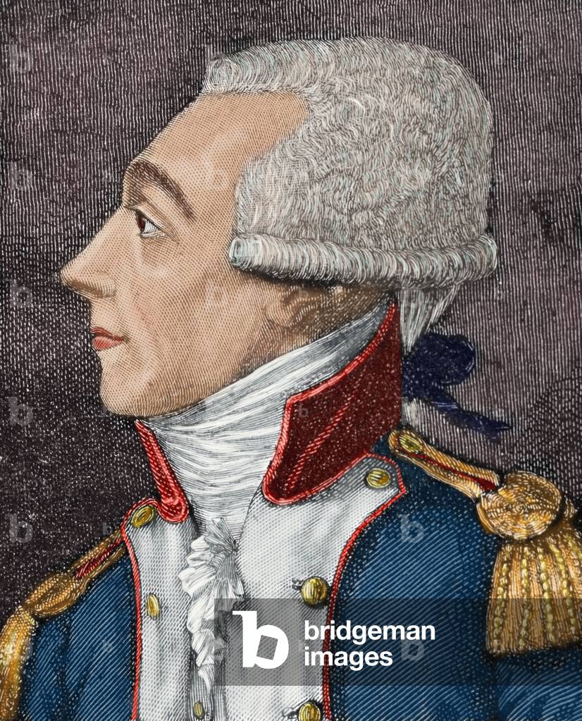 Marie-Joseph Paul Yves Roch Gilbert du Motier, Marquis de La Fayette (1757-1834).