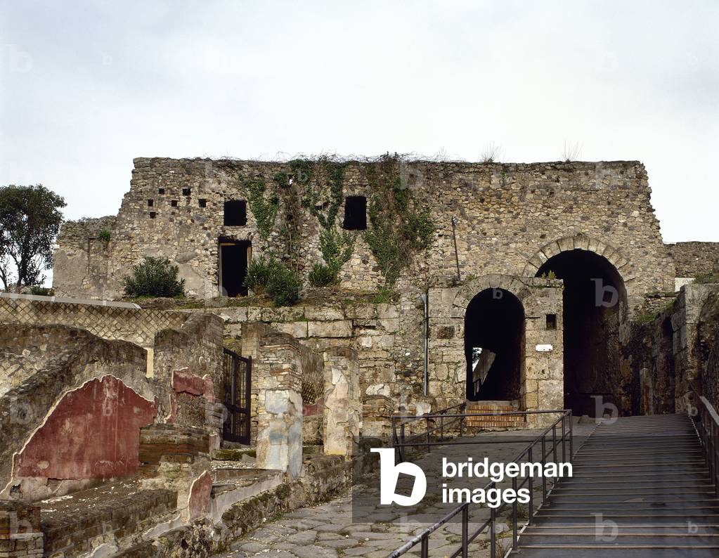Italy. Pompeii. Marina Gate.