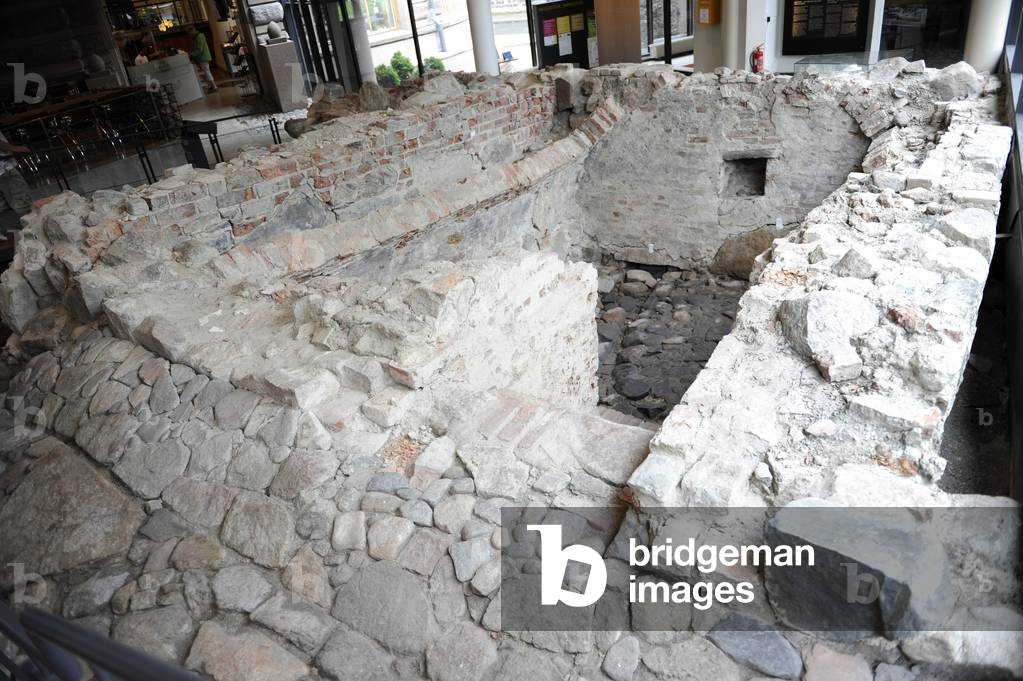 Aboa Vetus & Ars Nova . Aboa Vetus. Remains of six medieval buildings.  Finland. Turku.