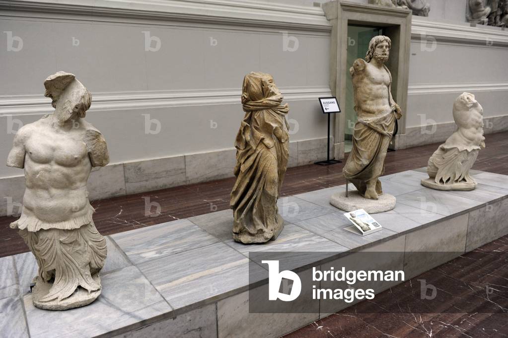 Pergamon Altar. Statue. Detail.