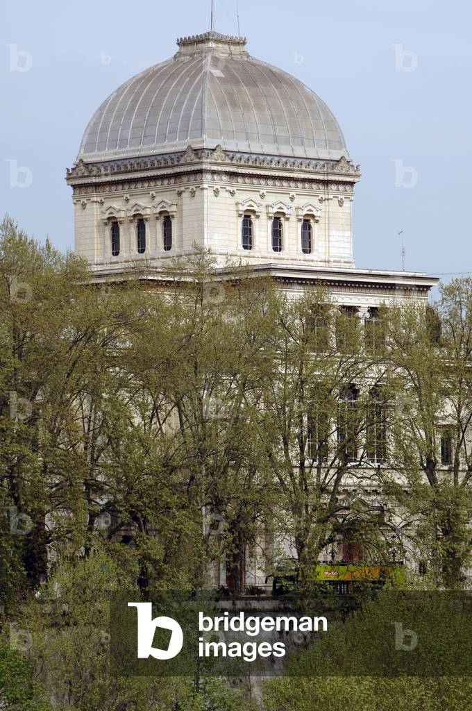 Italy. Rome. Great Synagogue of Rome, 1901-1904. Exterior.