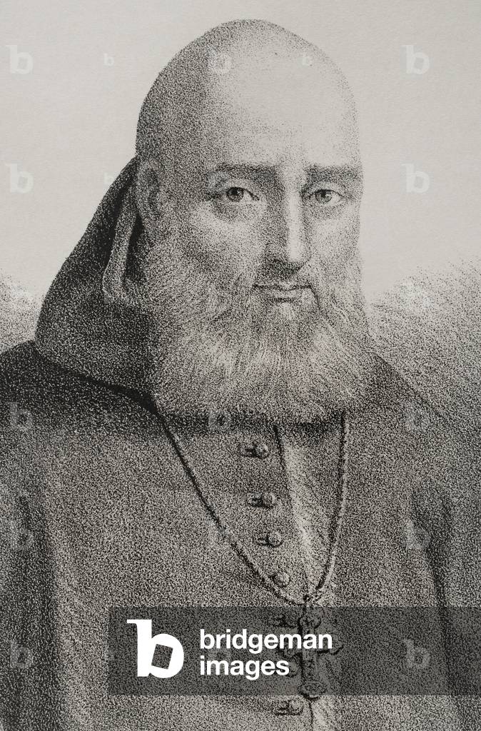 Juan de Ribera. Spanish religious. Viceroy of Valencia. Engraving, 19th century.