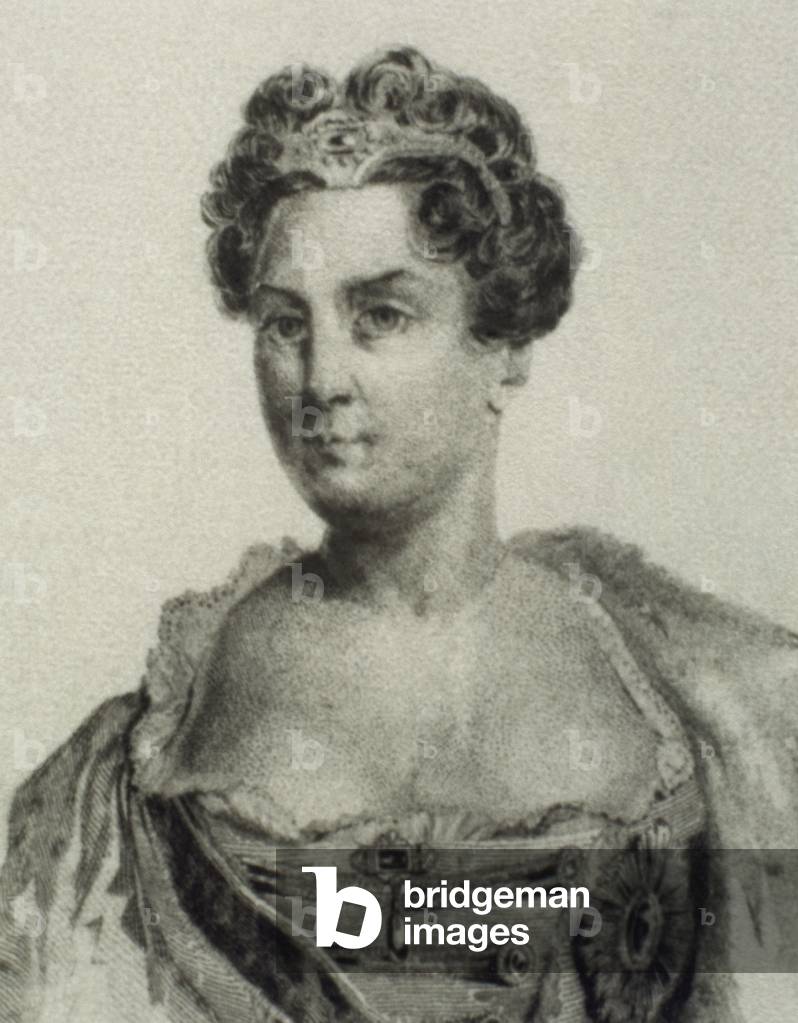 Catherine I of Russia(1684-1727). Empress of Russia. Portrait (engraving)