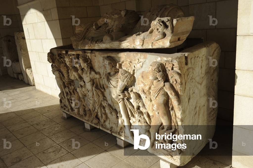 Dionysus, from a Sarcophagus, 3rd century AD (marble)