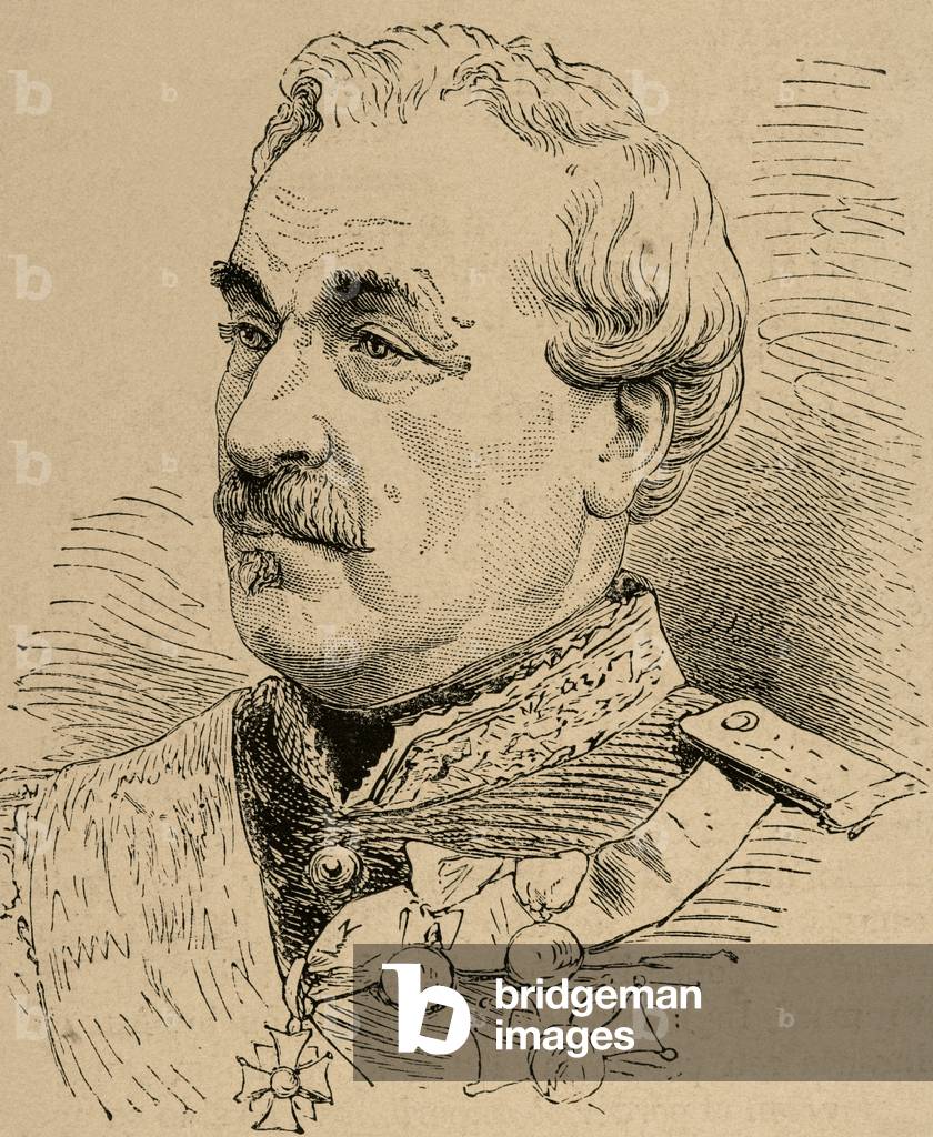 Charles Cousin-Montauban (1796-1878). Engraving.