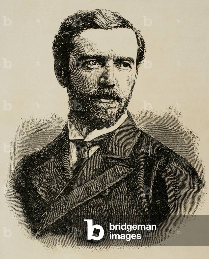 Edward Malet, 4th Baronet (1837  1908). British diplomat. Engraving. 19th century.