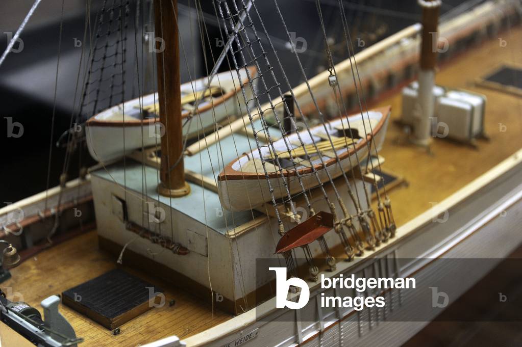 Andreas Weide Brigantine, 1881. Model. Detail.