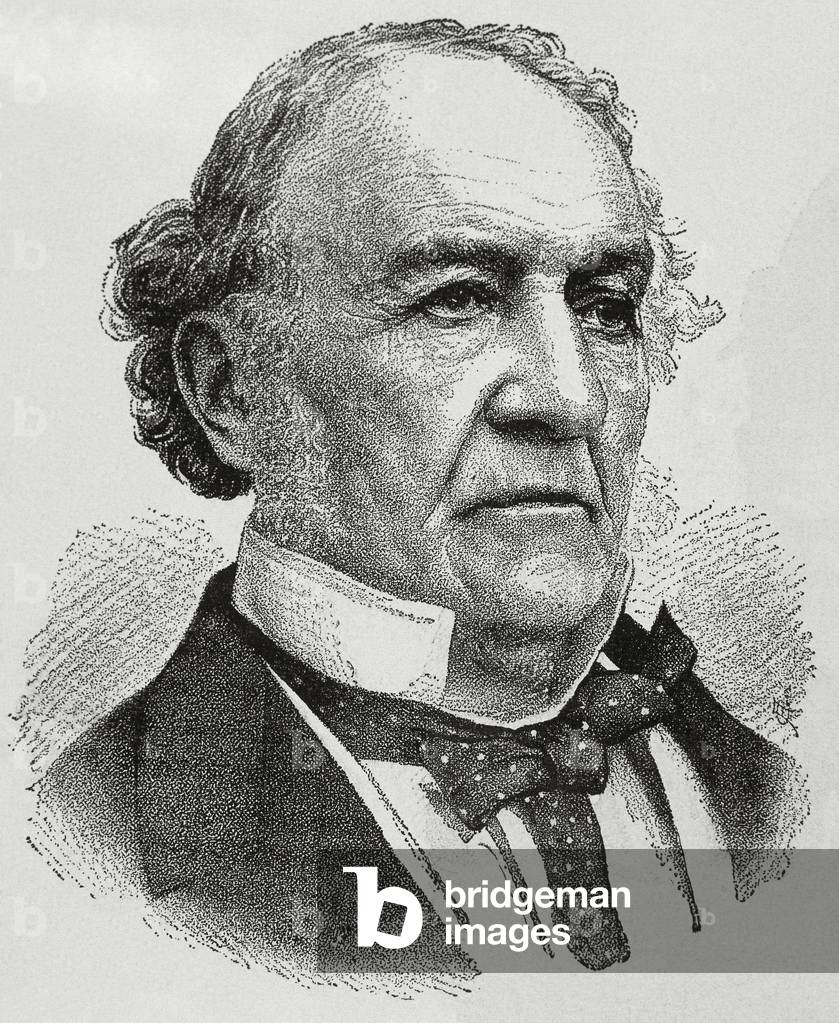 Portrait of William Ewart Gladstone (1809-1898) (engraving)
