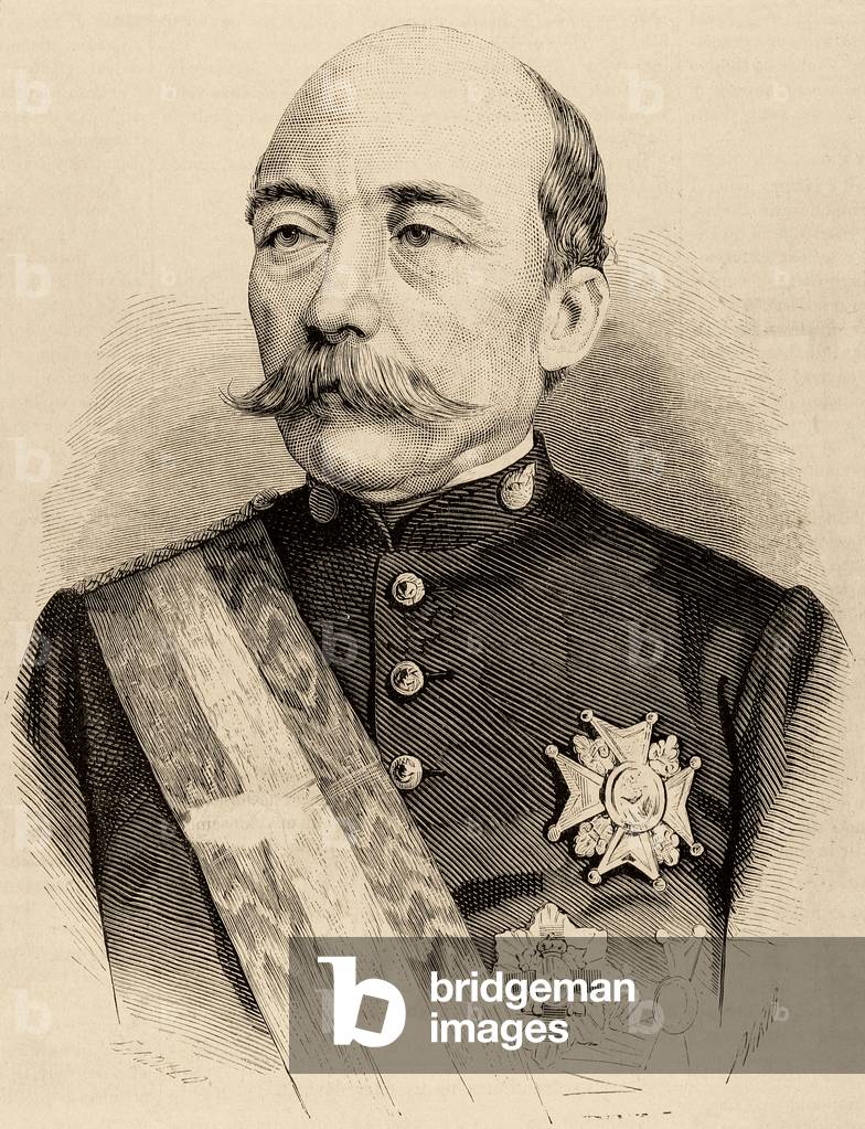 Antonio Caballero Fernandez de Rodas (1816-1876). Engraving.