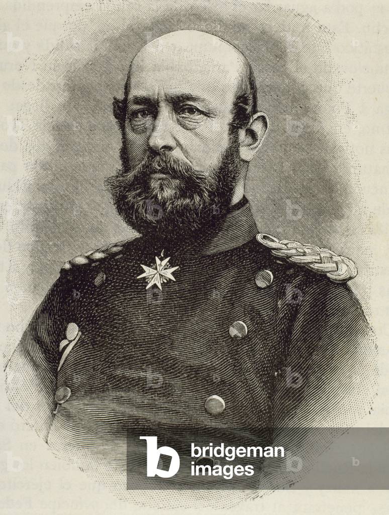 Portrait  of Frederick Francis II (1823-1883) (engraving)