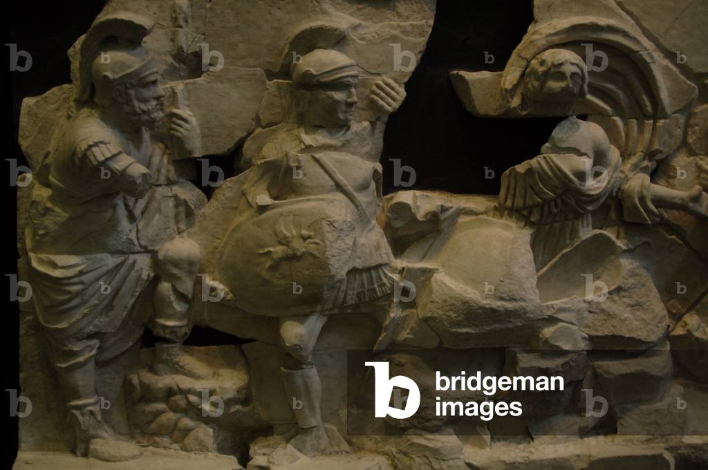 Frieze of the Basilica Emilia. Roman National Museum. Italy.