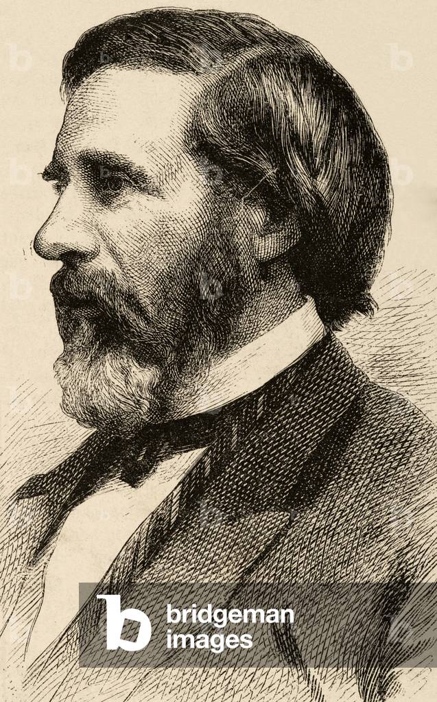 George S. Boutwell (1818-1905). Engraving.