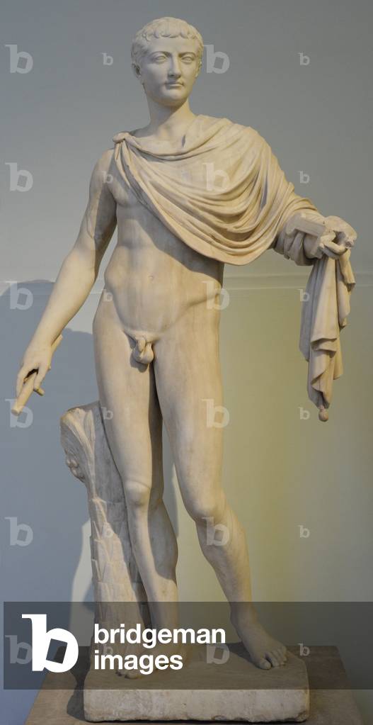 Male figure, restored as emperor Tiberius (42 BC-37 AD), 2nd century AD