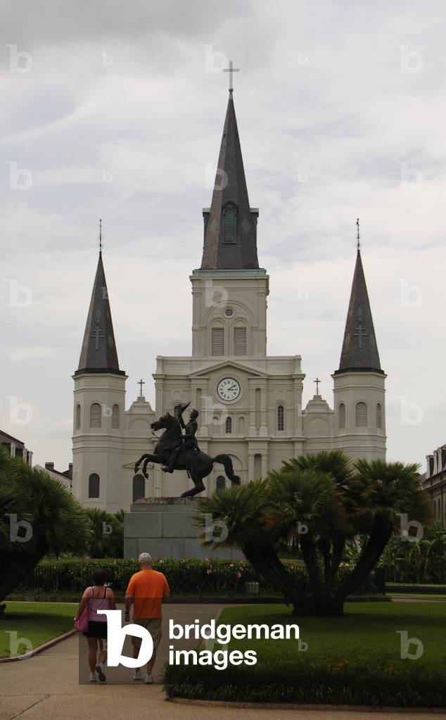 USA. New Orleans. Cathedral-Basilica of Saint Louis, King of France.