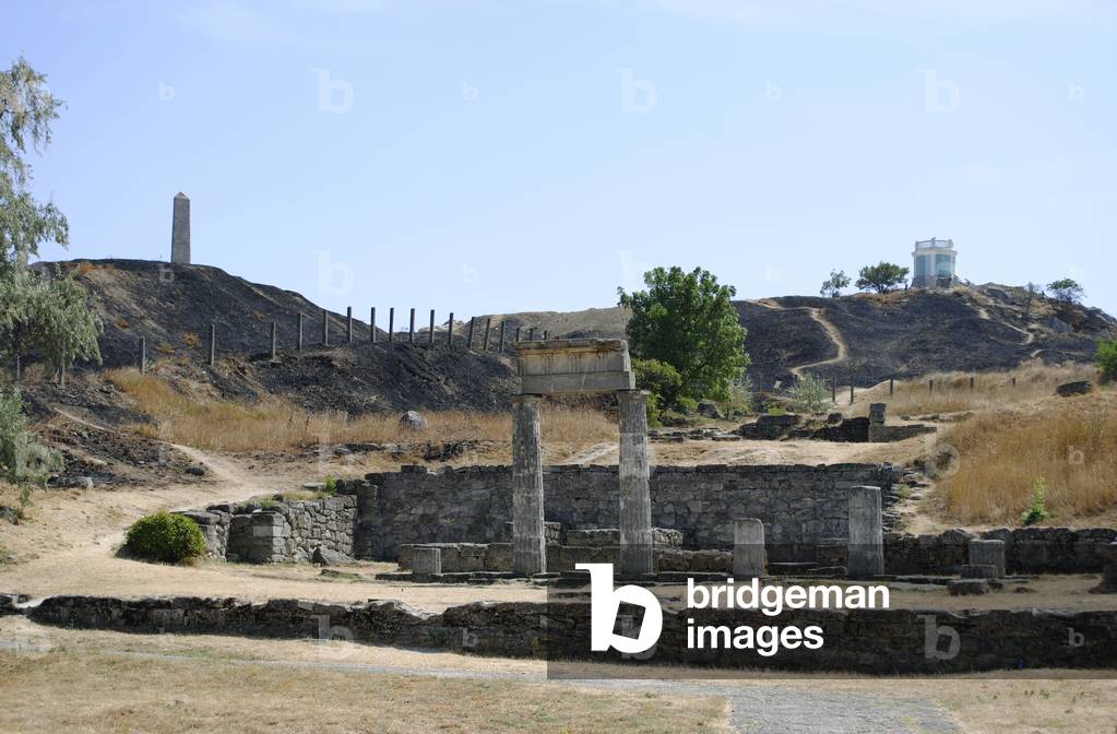 Ruins of ancient Greek city of Panticapaeum. Autonomous Republic of Crimea. Ukraine.