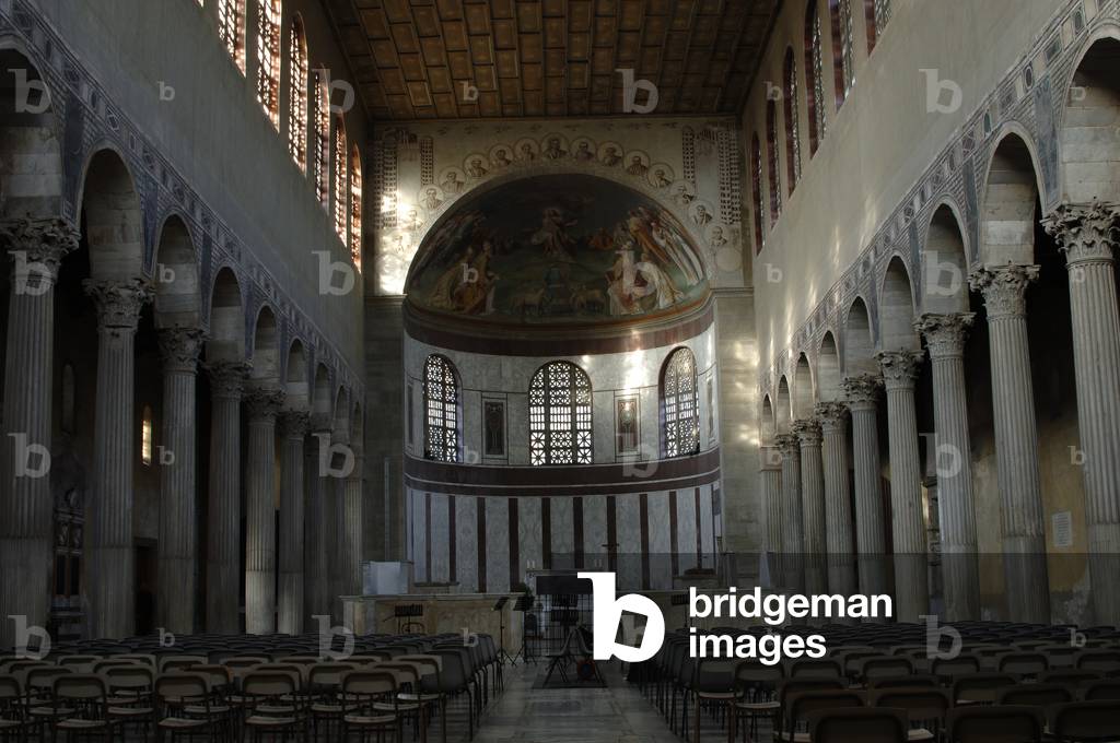 Rome. Fresco by Taddeo Zuccari (1529-1566), 1559. Basilica of Saint Sabina.