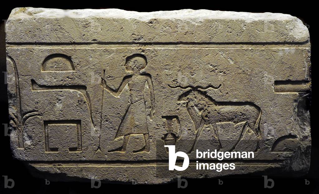 Egypt. Fragment of the family tomb of King Khnumhotep royal butler. 19th century BC. Middle Kingdom. The State Hermitage Museum. Saint. Petersburg. Russia.