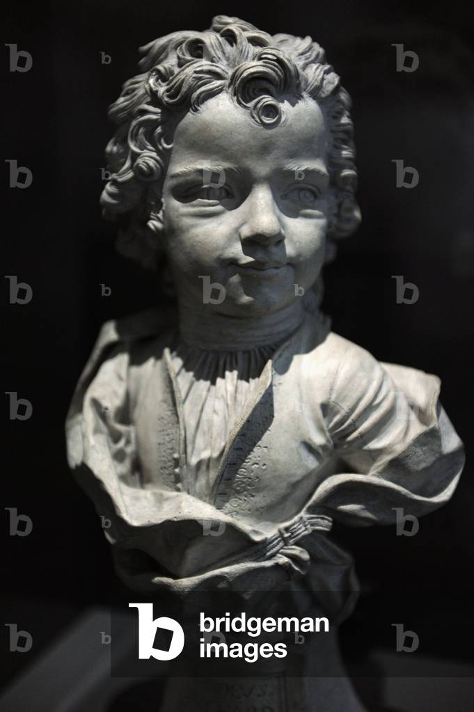 Bust of Carolus Richard as a child by Jacob Cressant (1675/1700-1766). Utrecht.  Netherlands