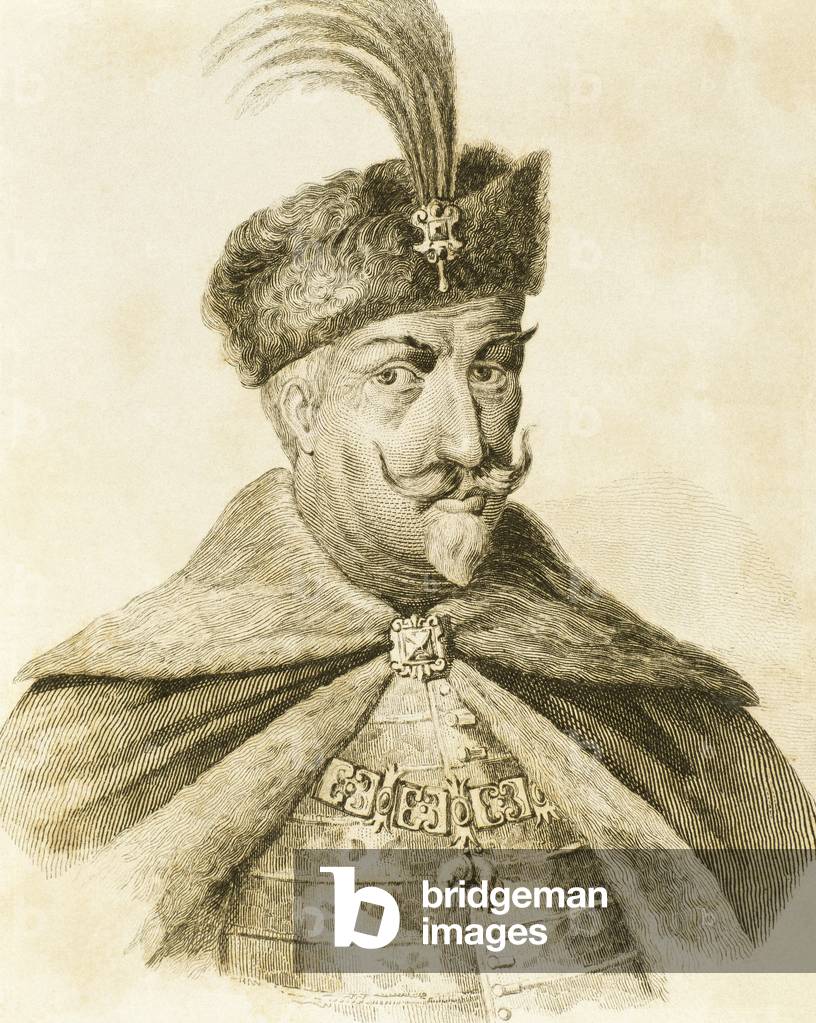 Matthias I Corvinus (1440-1490). Portrait (engraving)