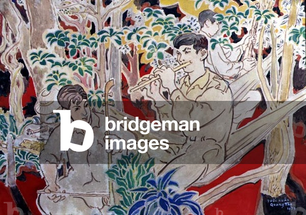 Springtime in the Jungle, 1973 (w/c on paper)