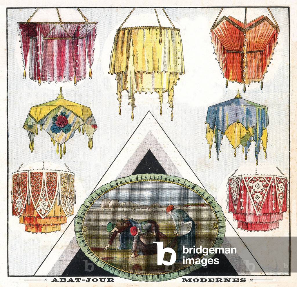 Lampshade for lamp, 1932.