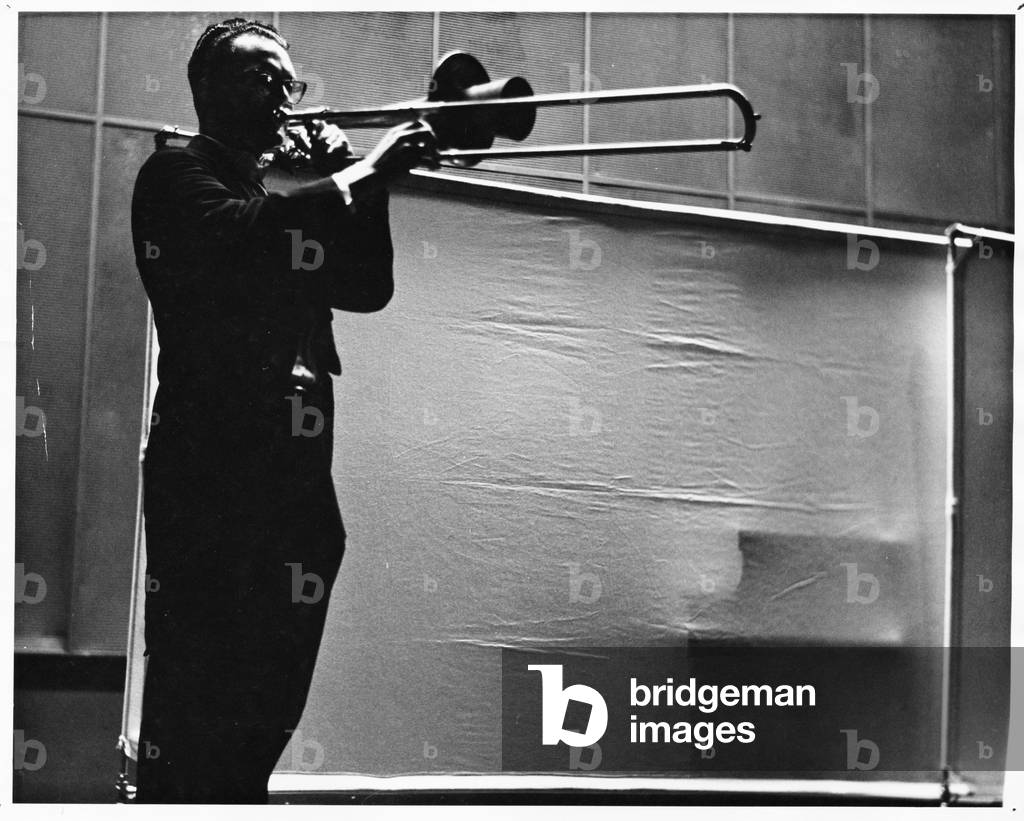 Stuart Dempster, trombonist, c
