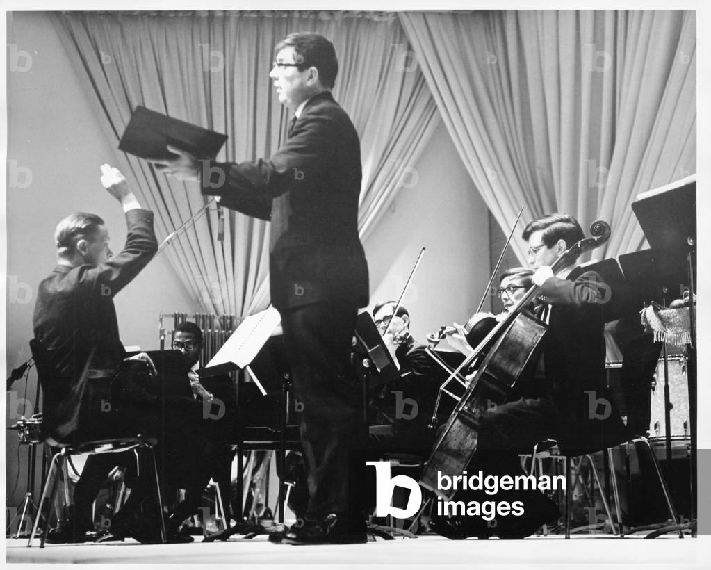 Henri Pousseur, composer conducting Creative Associates, 12 February 1967