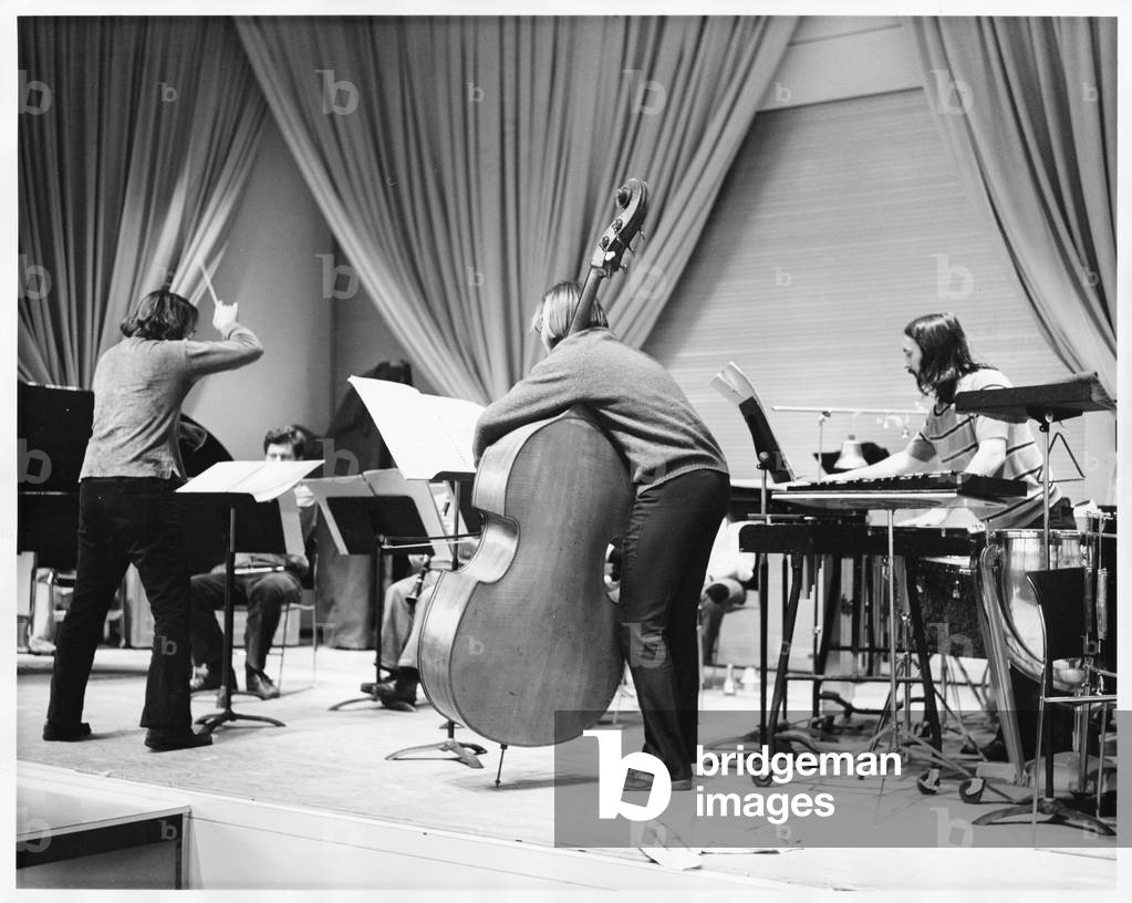 Jan Williams, percussionist with Creative Associates, 12 December 1971