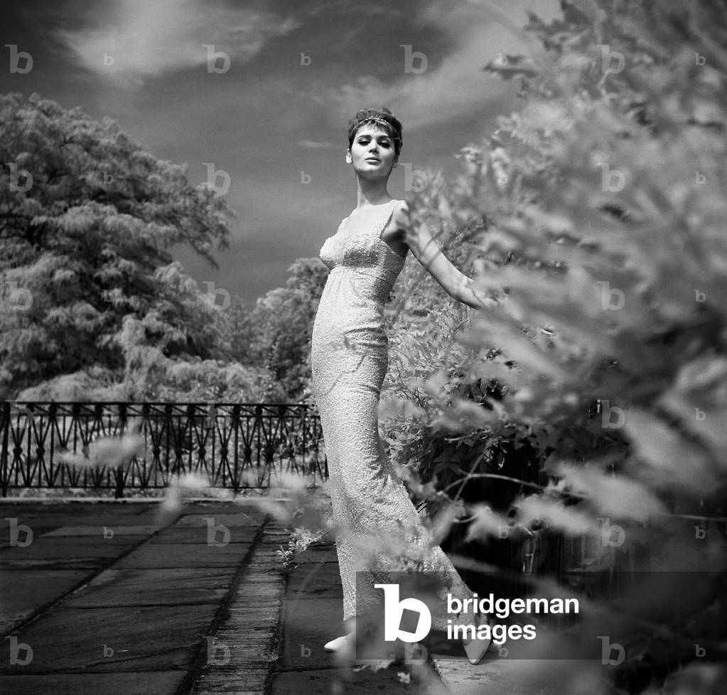 Isabella Albonico, 1959 (b/w photo)