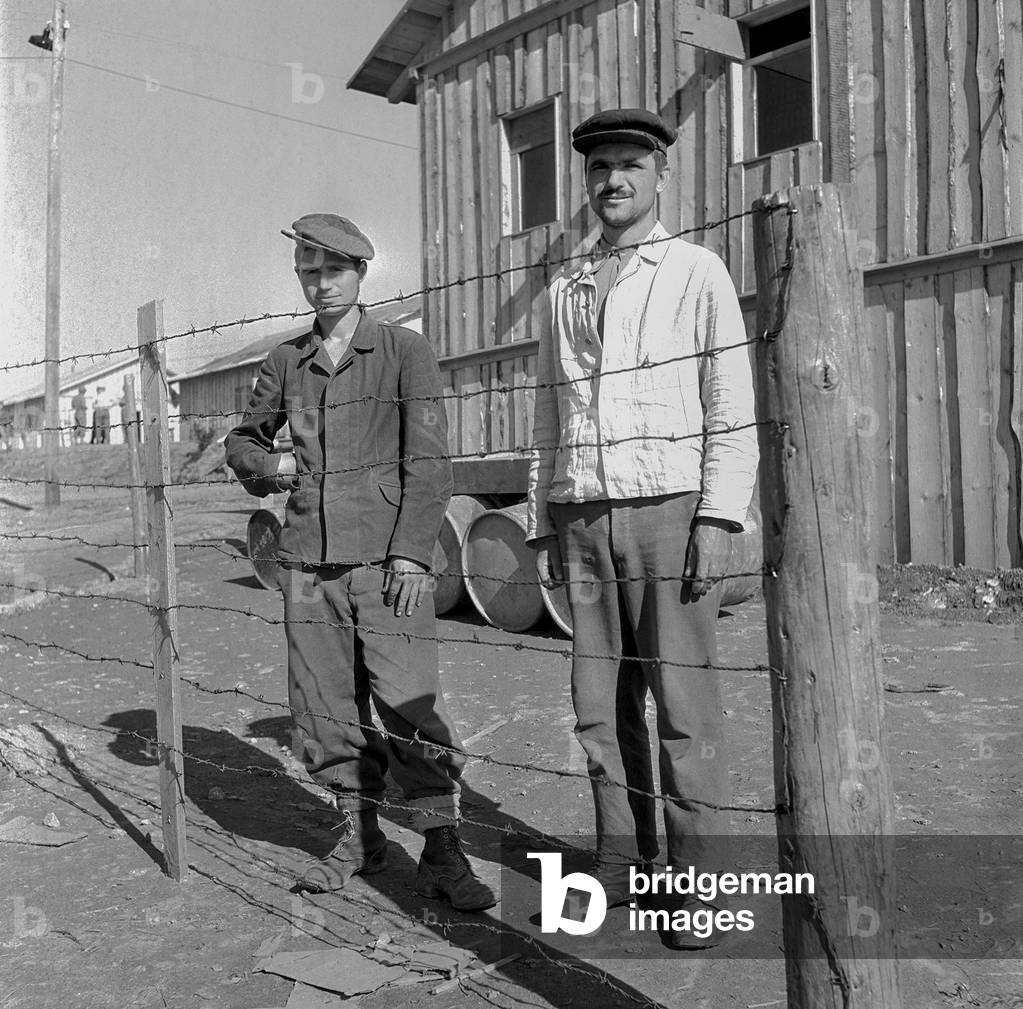 Russian POWs that fought for the Germans after being captured, 1945-49 (b/w photo)