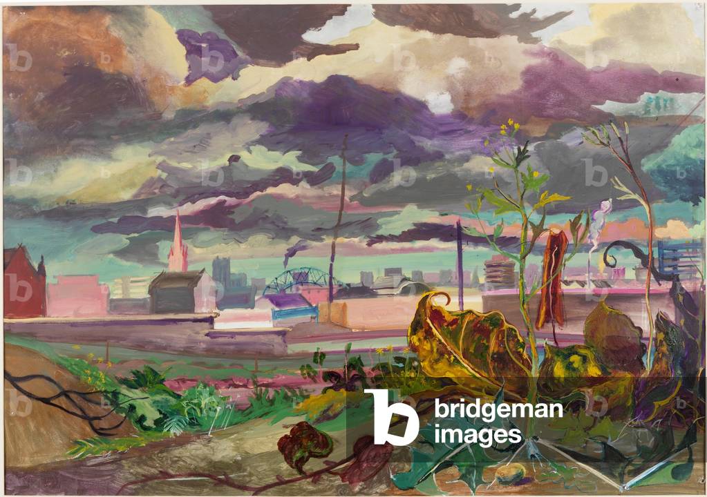 In Memory of the Weeds, 1986 (acrylic, bodycolour & w/c on paper)