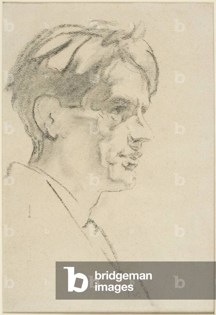 Byron Dawson as a Young Man (charcoal on paper)
