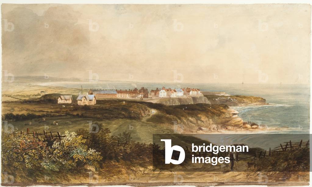 Cullercoats (bodycolour, pencil & w/c on paper)