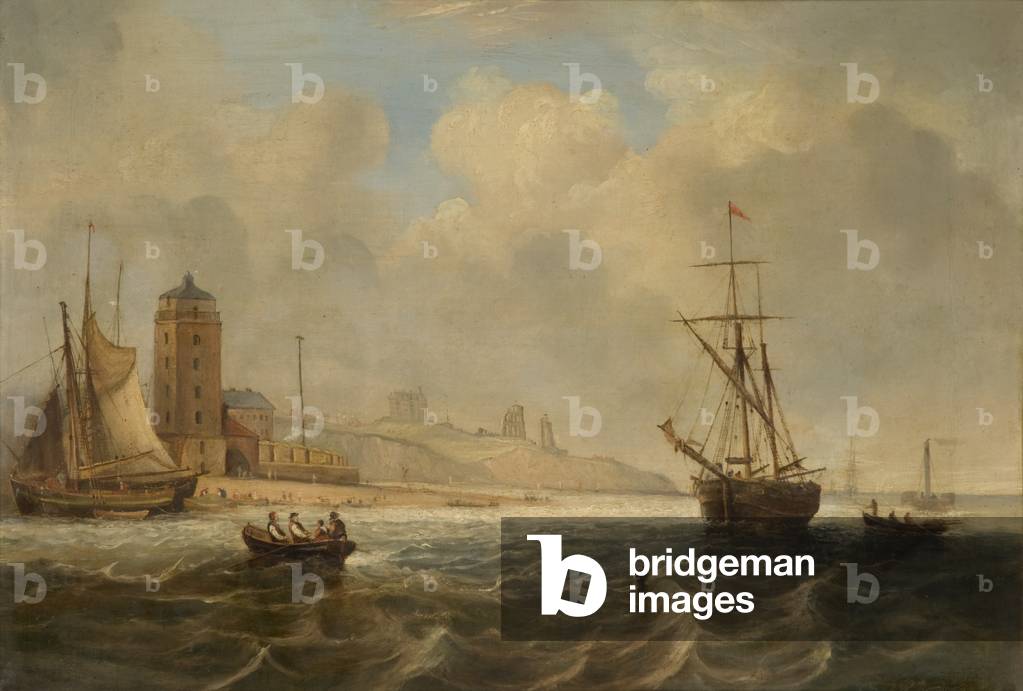 Entrance to the Tyne (oil on canvas)