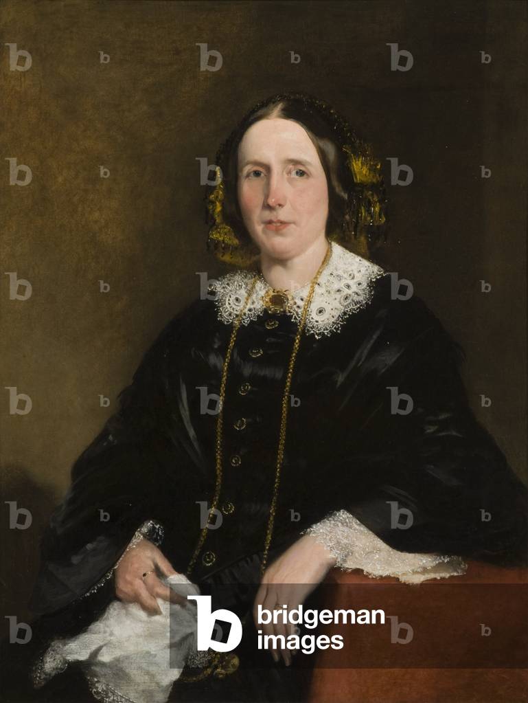 Portrait of Elisa Ramsay Stevenson, neé Anderson (oil on board)